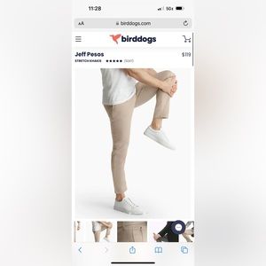 34x32 Light Khaki Birddogs with liner